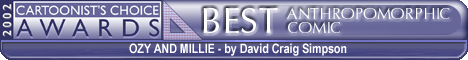 Best anthropomorphic
comic award 2002