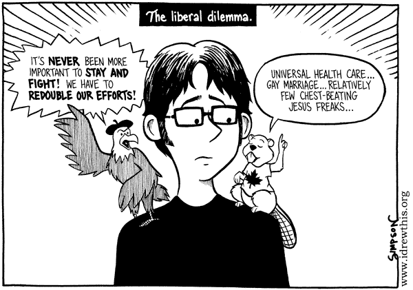 I Drew This: The liberal dilemma.