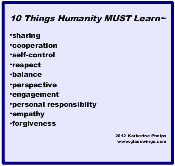 10 Things Humanity MUST Learn