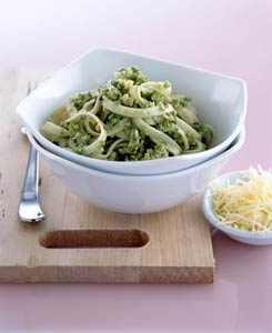 Almond Pesto Pasta